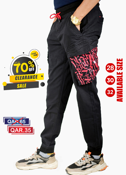 men's stylised 6 pocket joggers